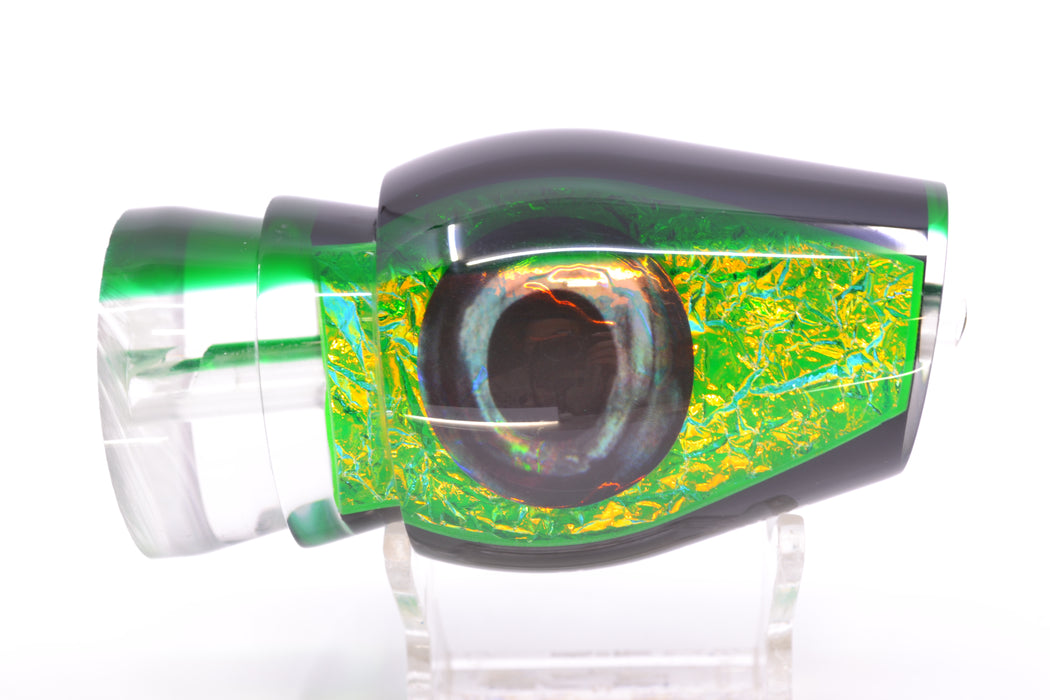 Moyes Lures Green Dichro Green Back Taxi Eyes Large Sumo 14" 8oz GZE