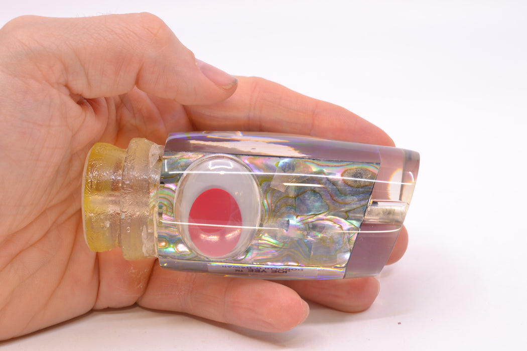 Joe Yee Paua Shell Red Teddy Bear Eyes 501 12" 5oz