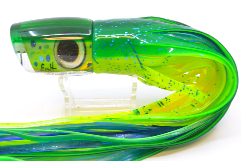 Marlin Magic Mahi MOP Green Back Taxi Eyes Baby Ruckus 10" 6.5oz Skirted Mahi