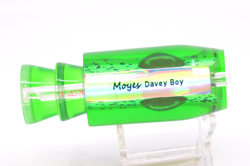 Moyes Lures Mahi MOP Green Back Taxi Eyes Davey Boy 12" 5oz
