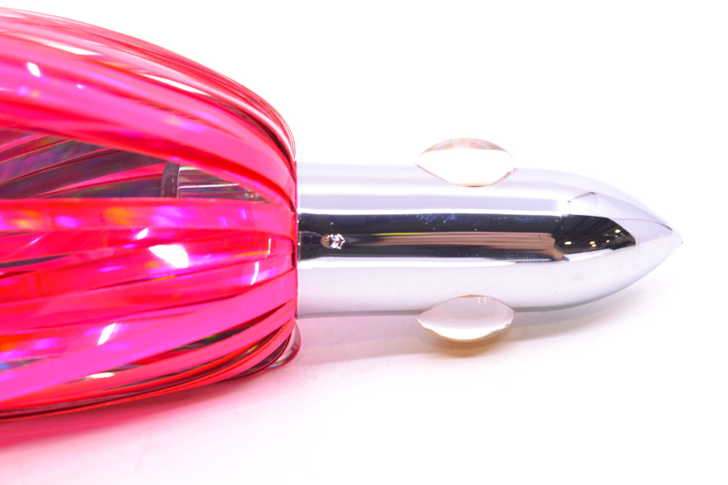 Iland Lures Pink Mylar Hair Chrome Head "Hawaiian Eye" Ilander 8.5" 2.5oz IL400M-PK