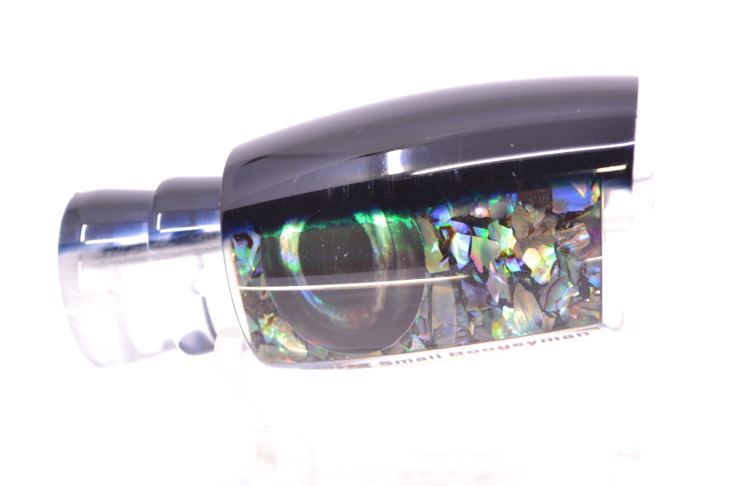 Moyes Lures S&P MOP Black Back Taxi Eyes Small Boogeyman 9" 1.5oz