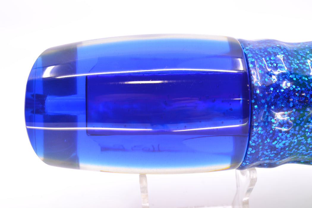 Marlin Magic Golden MOP Blue Back Red Eyes XL Ruckus 16" 17oz Skirted Blue-Silver