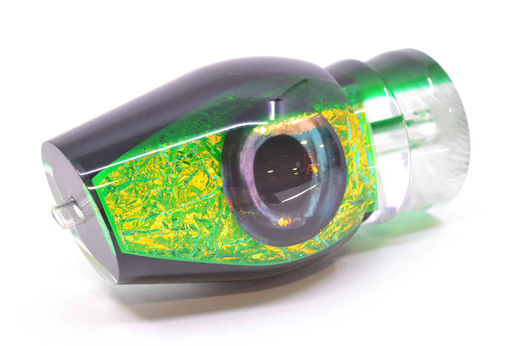 Moyes Lures Green Dichro Green Back Taxi Eyes Large Sumo 14" 8oz GZE