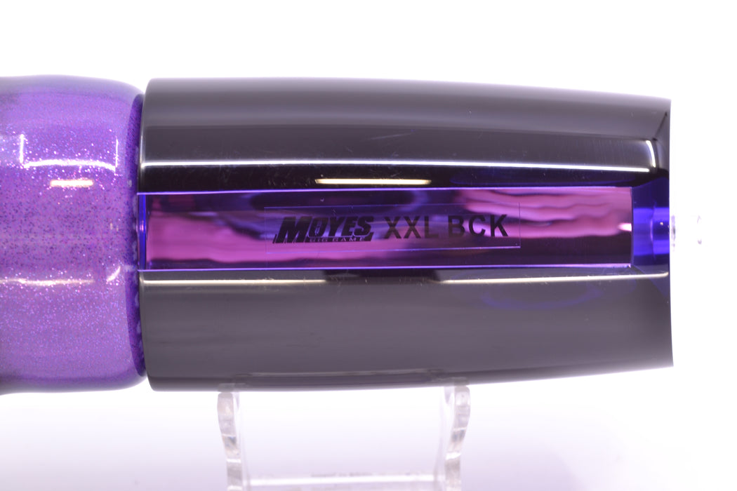 Moyes Lures Purple Mirrored Black Back Taxi Eyes XXL B.C.K. Teaser 18oz FT Vinyl