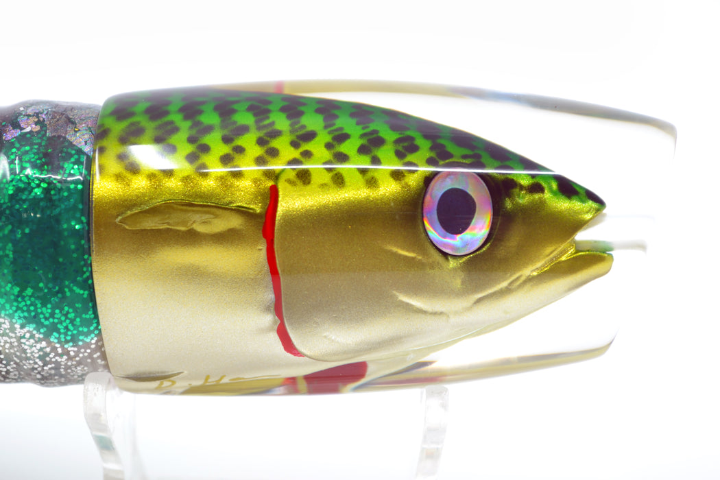 JB Signature Lures Lime Slimey Mackerel Large Crusher 12" 7.7oz Skirted