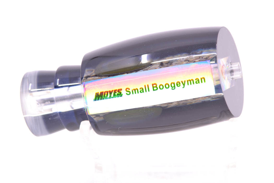 Moyes Lures S&P MOP Black Back Taxi Eyes Small Boogeyman 9" 1.5oz
