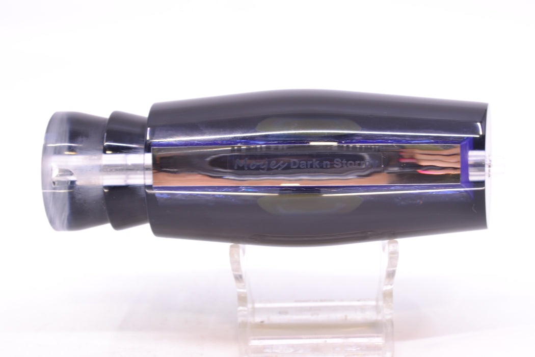 Moyes Lures Purple-Pink Dichro Black Back Taxi Eyes Large Dark-N-Stormy 14" 8.6oz