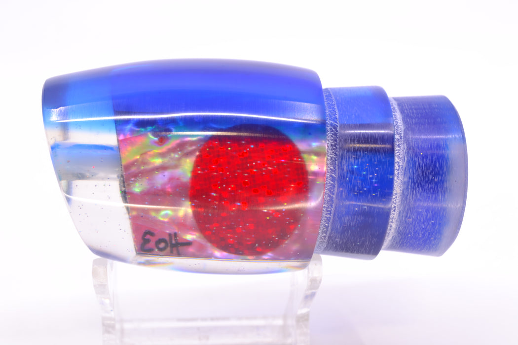 Marlin Magic Pink Awabi Blue Back Red Eyes Smokey Joe 12" 6.5oz GZE