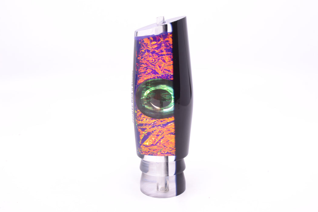 Moyes Lures Purple-Pink Dichro Black Back Taxi Eyes Large Dark-N-Stormy 14" 8.6oz