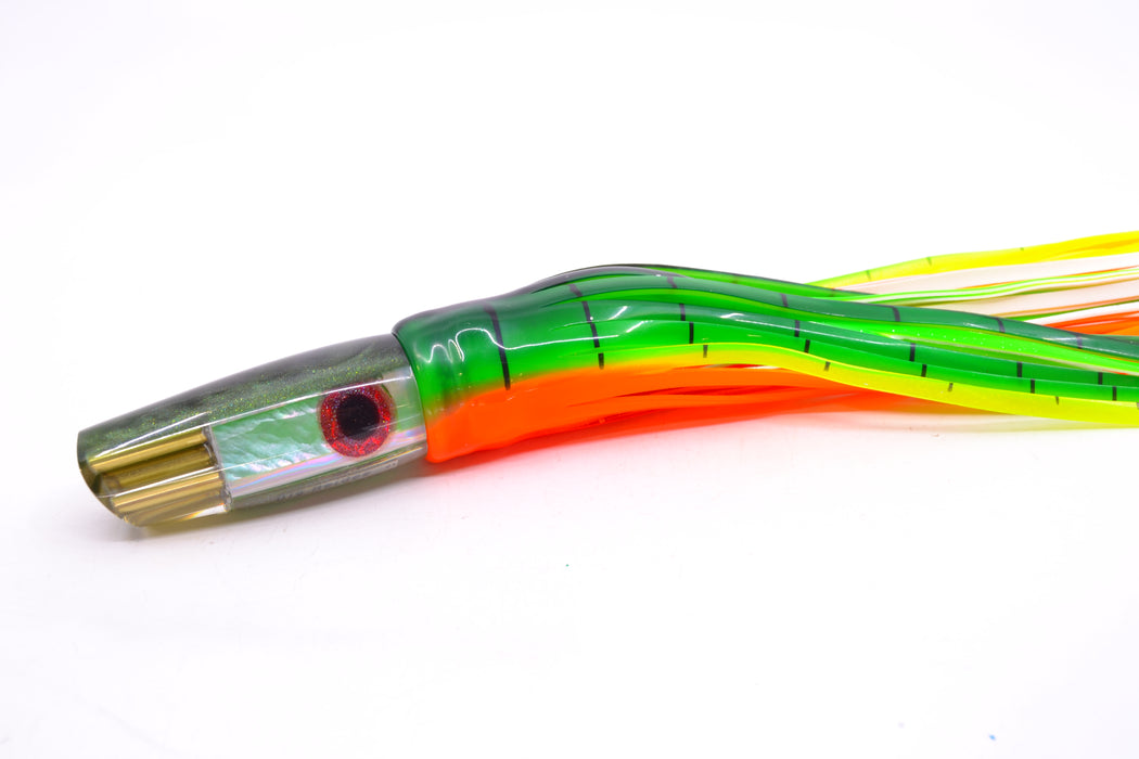 Big Reidee Green Shell Green Back 4-Hole Scoop Face 9" 6oz Skirted Guacamaya GZE