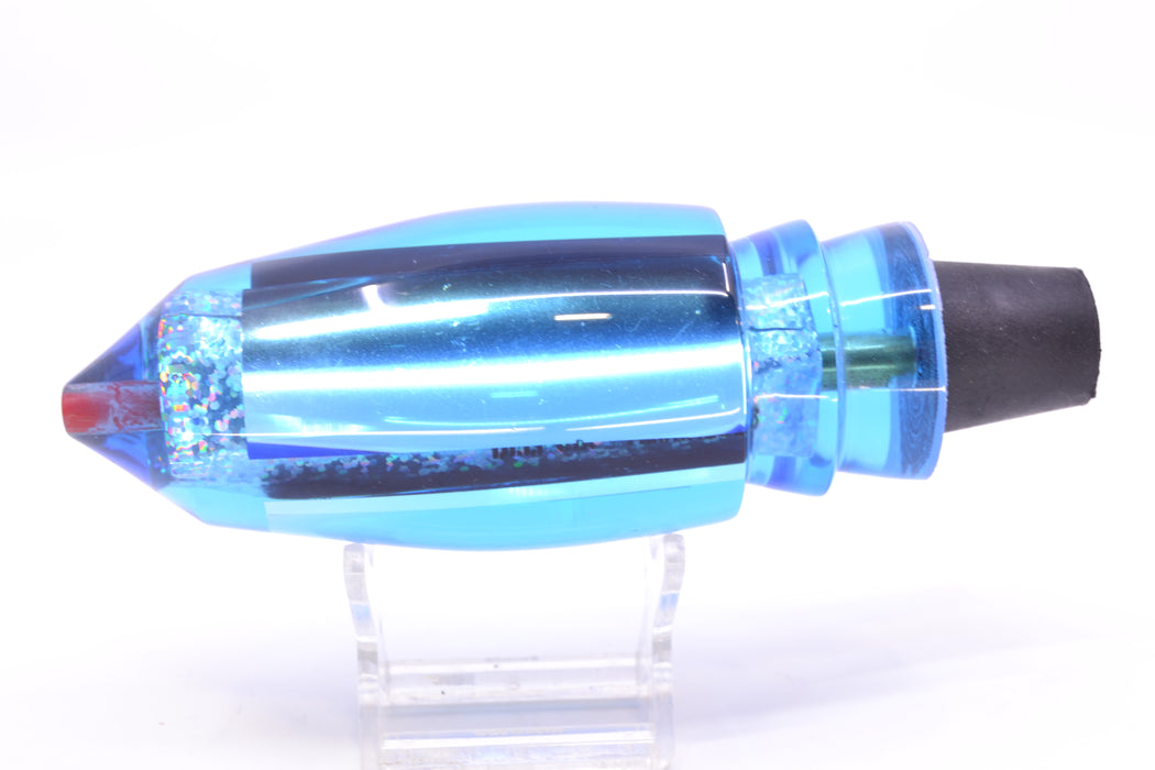 Aloha Lures Ice Blue Mirrored Rainbow Large Deep Six 12" 9.2oz