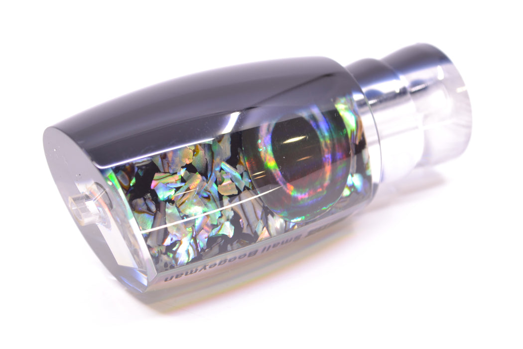 Moyes Lures S&P MOP Black Back Taxi Eyes Small Boogeyman 9" 1.5oz