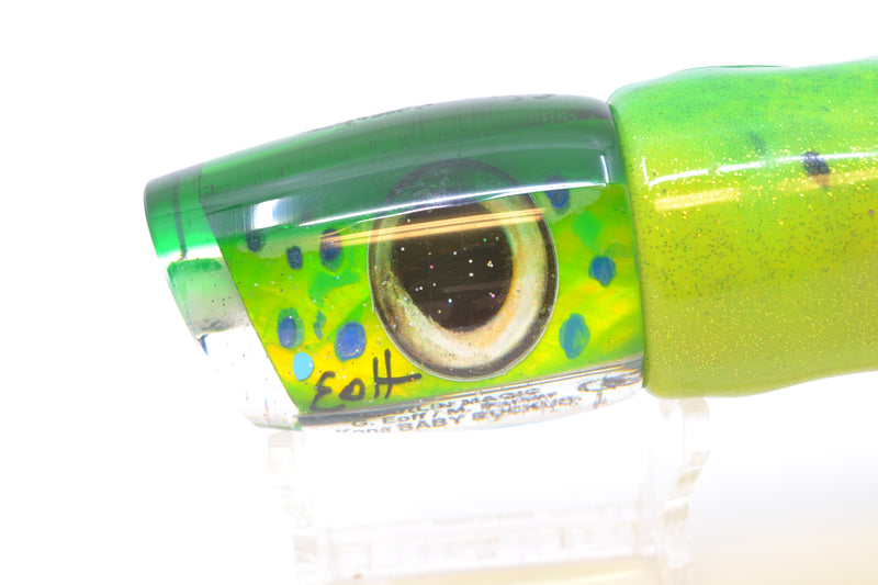 Marlin Magic Mahi MOP Green Back Taxi Eyes Baby Ruckus 10" 6.3oz FT Vinyl Mahi