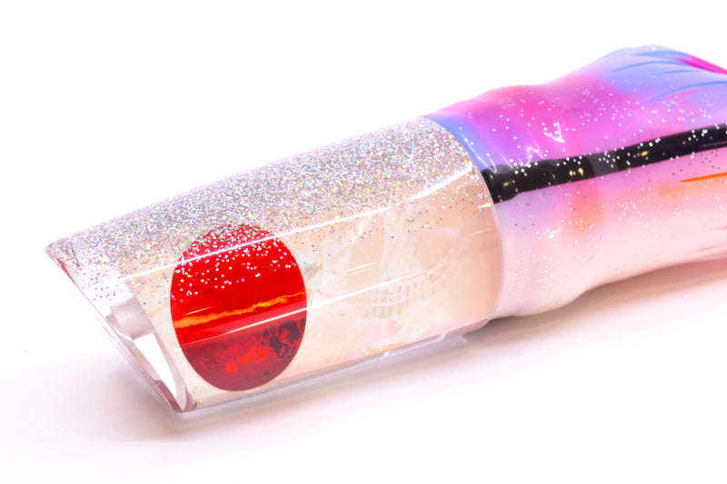 TANTRUM Lures White MOP Silver Back Red Eyes XL Kaboom 14" 13oz Skirted Gay Bob