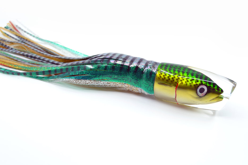 JB Signature Lures Lime Slimey Mackerel Large Crusher 12" 7.7oz Skirted