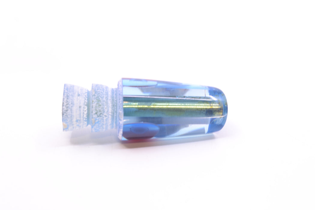 Coggin Lures Ice Blue Mirrored Black-Red Eyes Baby Peanut Stick 4.5" 0.2oz