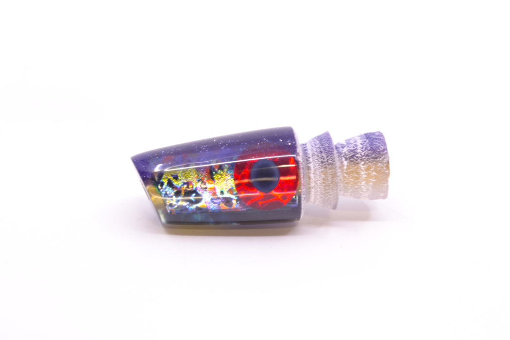 Coggin Lures Black-Rainbow Dichro Purple Back Baby Peanut Stick 4.5" 0.2oz