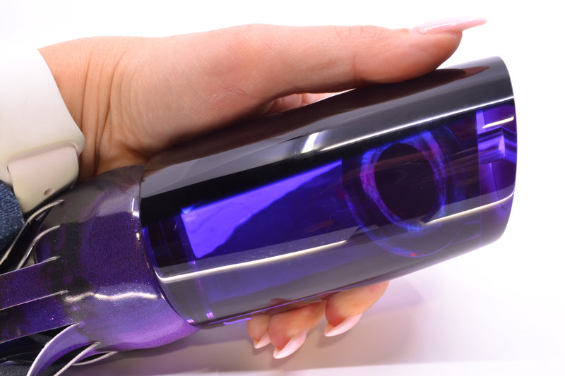 Moyes Lures Purple Mirrored Black Back Taxi Eyes XXL B.C.K. Teaser 18oz FT Vinyl