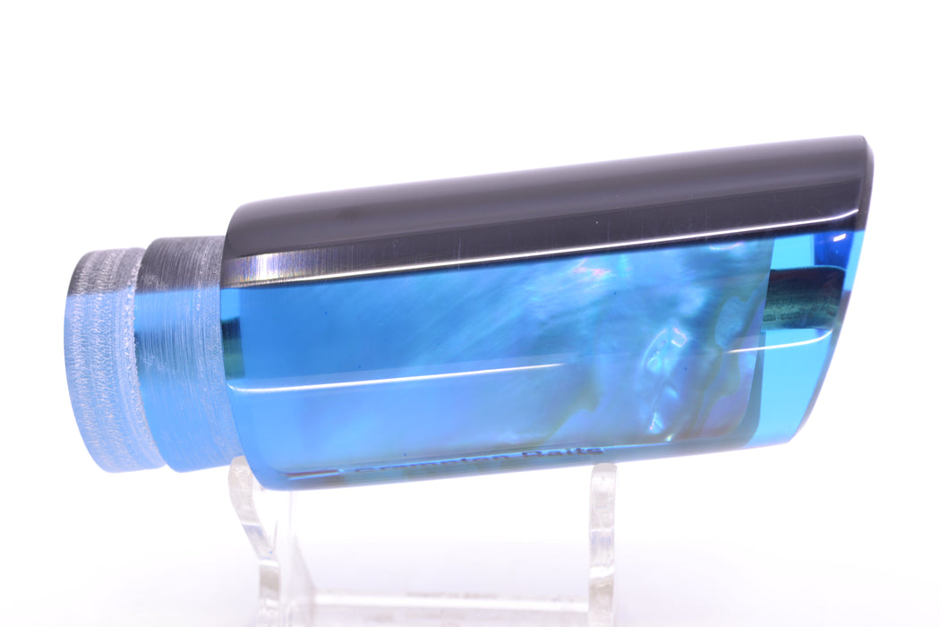 Crampton Baits Blue MOP Black Back No Eyes Tube 12" 5.2oz