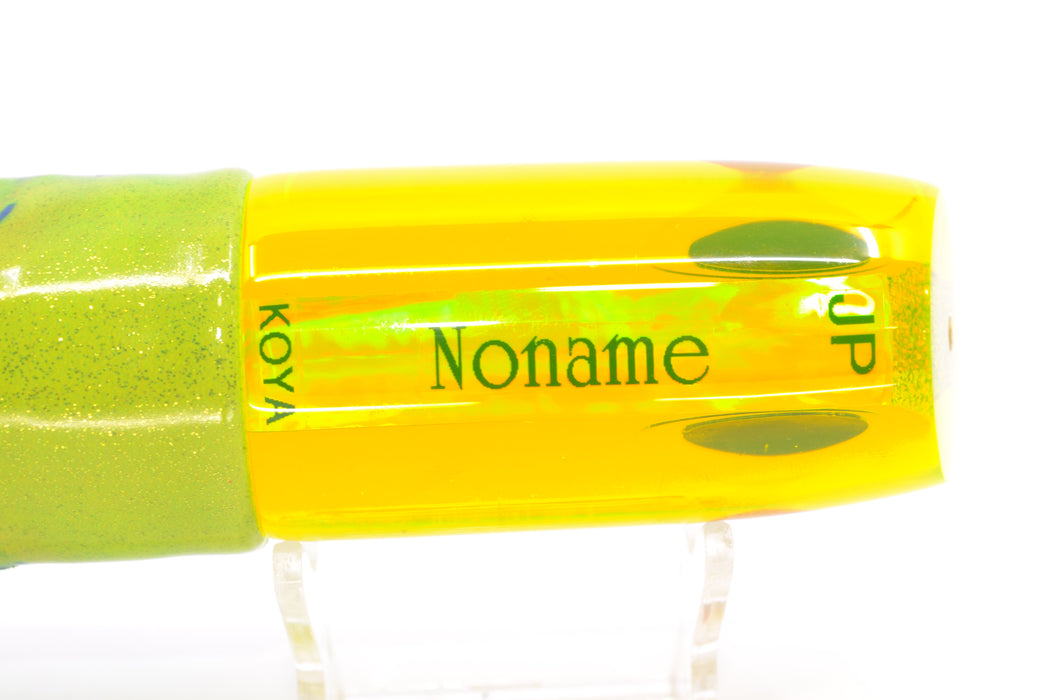 Koya Lures Chartreuse Rainbow JP Noname 12" 7.5oz Fire Tailz Vinyl Mahi GZE