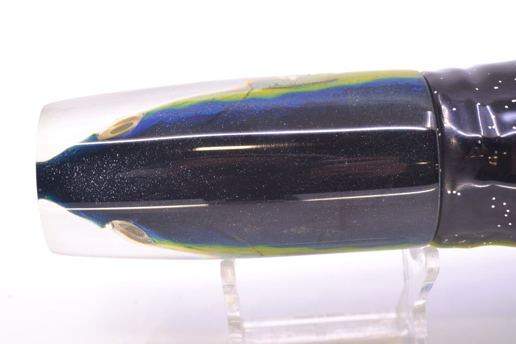 Ali'i Kai Lures Shibi/Yellowfin Medium Hard Head 12" 9oz Skirted Black-Yellow-Blue