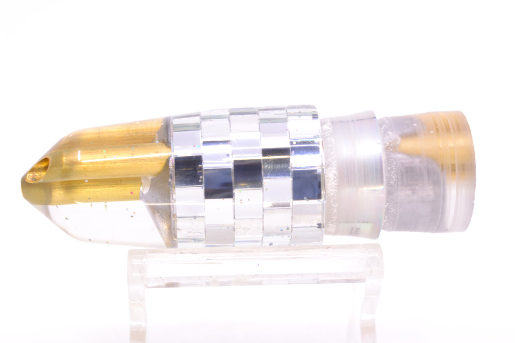 Tanigawa Lures Clear Mirrored Disco Ball 2-Hole Bullet 7" 5oz
