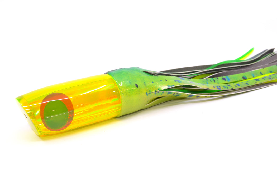 Koya Lures Chartreuse Rainbow JP Noname 12" 7.5oz Fire Tailz Vinyl Mahi GZE