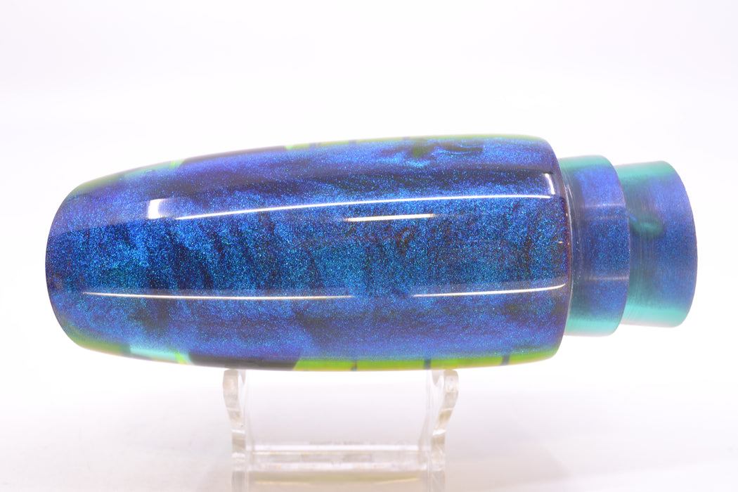 Ali'i Kai Lures Mahi MOP Blue-Green Chameleon Back Large Plunger 14" 8.5oz