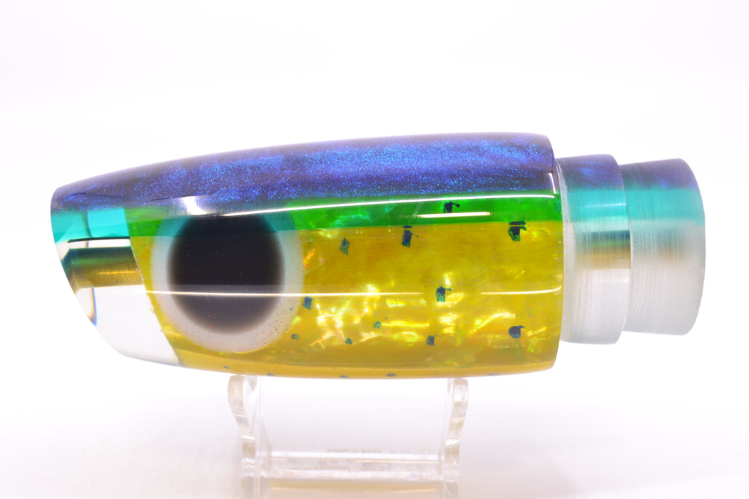 Ali'i Kai Lures Mahi MOP Blue-Green Chameleon Back Large Plunger 14" 8.5oz