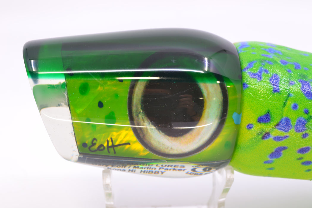 Marlin Magic Mahi MOP Green Back Taxi Eyes Hibby 14" 11oz ALV Vinyl Mahi GZE