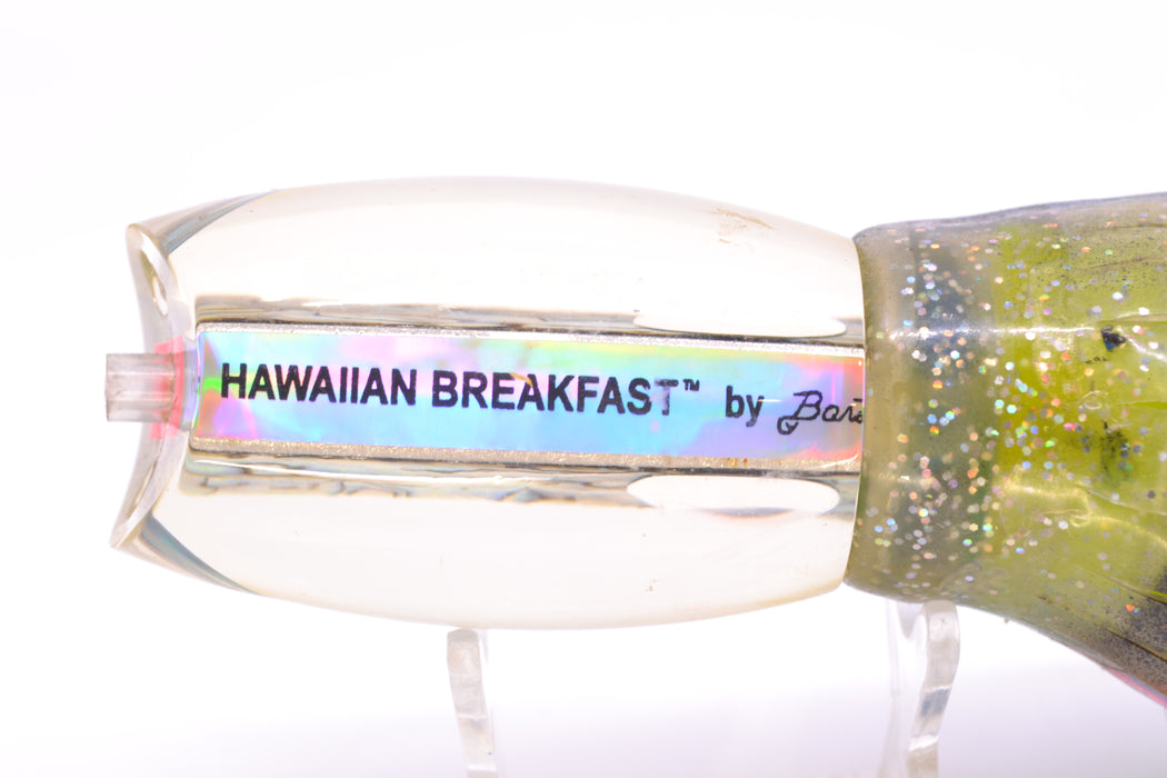 Black Bart Lures Abalone Shell Hawaiian Breakfast 12" 10oz Skirted New Pre-Owned GZE
