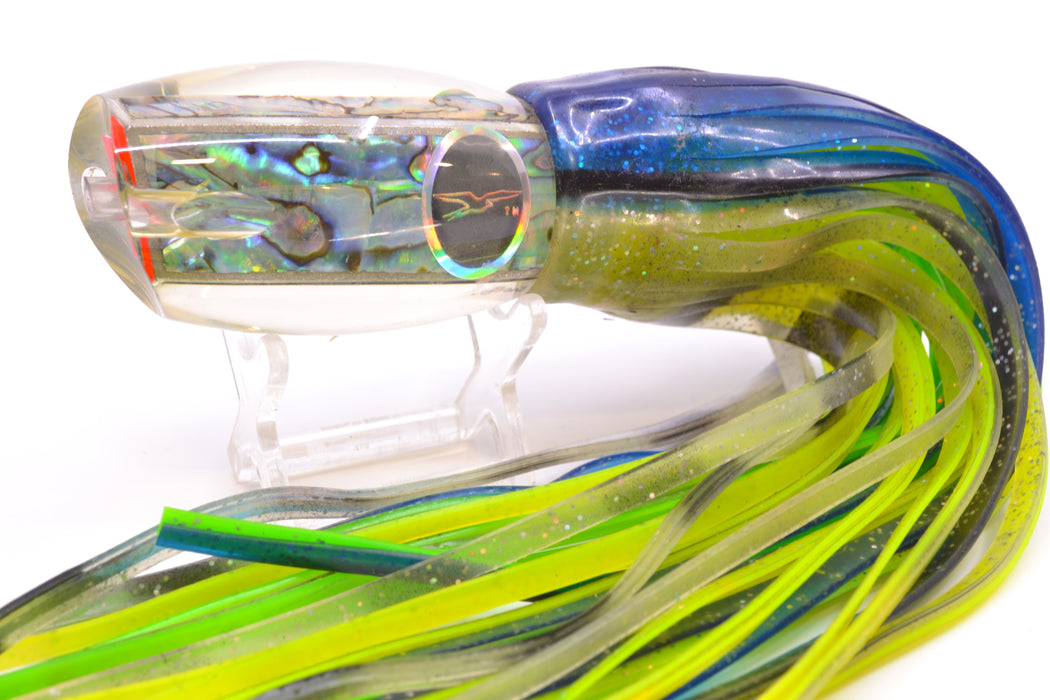 Black Bart Lures Abalone Shell Hawaiian Breakfast 12" 10oz Skirted New Pre-Owned GZE