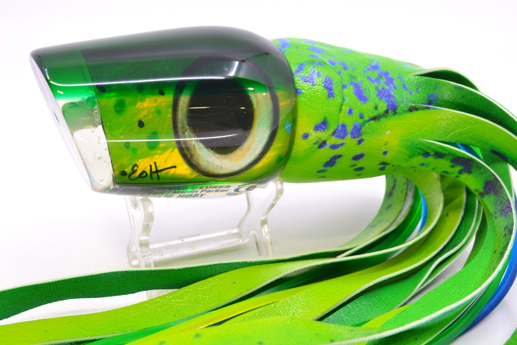 Marlin Magic Mahi MOP Green Back Taxi Eyes Hibby 14" 11oz ALV Vinyl Mahi GZE
