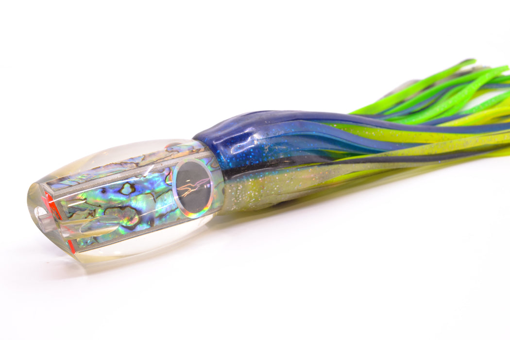 Black Bart Lures Abalone Shell Hawaiian Breakfast 12" 10oz Skirted New Pre-Owned GZE