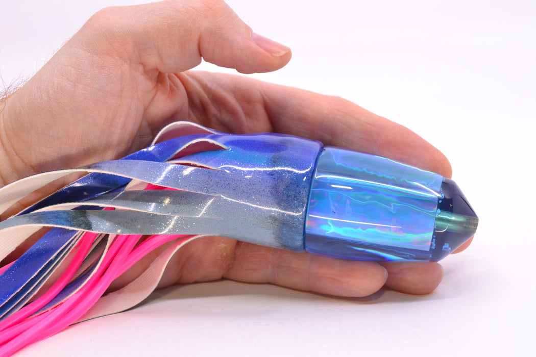 Koya Lures Blue Rainbow Bullet 9"+ 8.5oz Fire Tailz Vinyl Aku Revisited