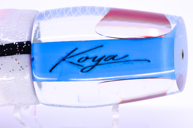 Koya Lures Ice Blue Rainbow Scale Red Eyes Medium 861 12" 9.3oz Skirted Gay Bob