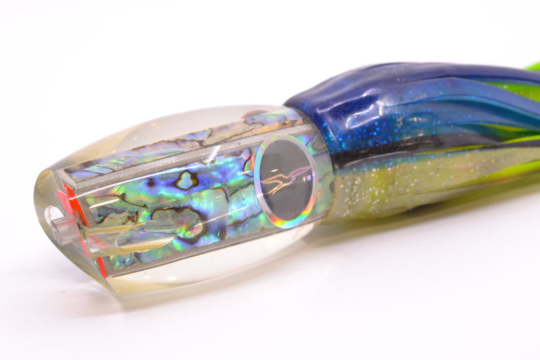 Black Bart Lures Abalone Shell Hawaiian Breakfast 12" 10oz Skirted New Pre-Owned GZE