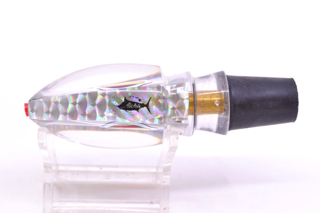 Aloha Lures Silver Rainbow Red-Silver Eyes Uncle Moe 9" 3.5oz