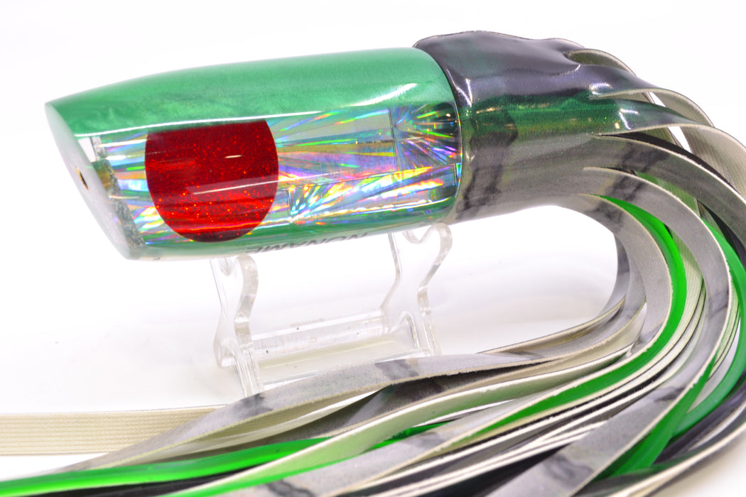 Koya Lures Silver Rainbow Starburst Green Back JP Noname 12" 7.5oz FT Vinyl Green Drip GZE