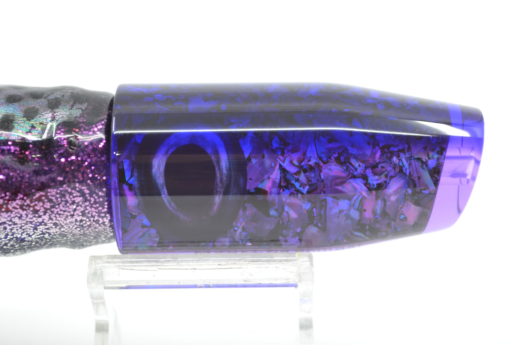 Moyes Lures Light Purple Salt & Pepper Purple Back O.S. Plunger 12" 7oz Skirted
