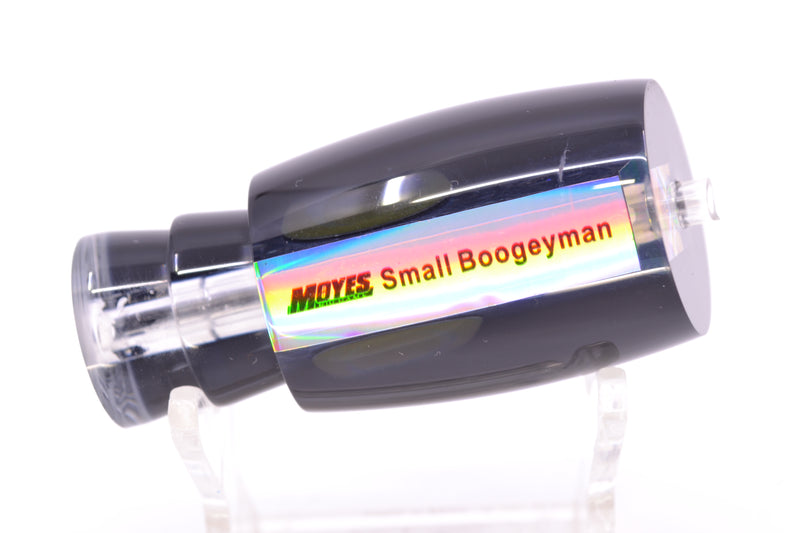 Moyes Lures Blue-Green Oil Slick Black Back Taxi Eyes Small Boogeyman 9" 1.5oz