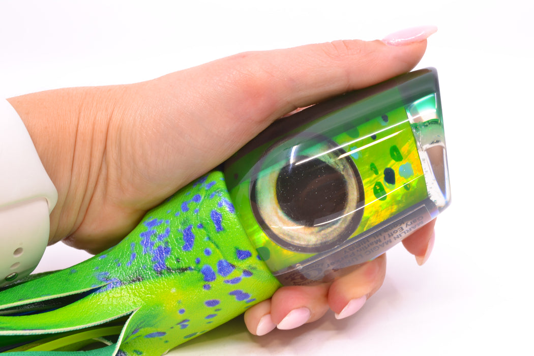 Marlin Magic Mahi MOP Green Back Taxi Eyes Hibby 14" 11oz ALV Vinyl Mahi GZE
