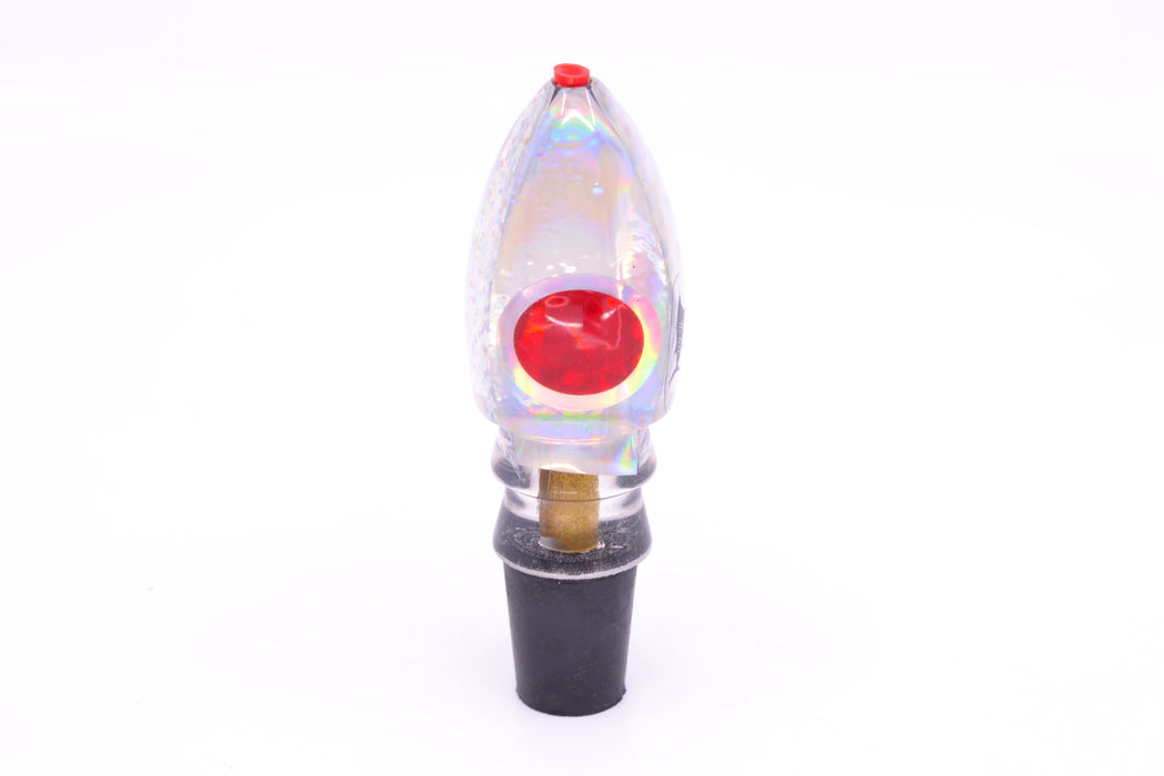 Aloha Lures Silver Rainbow Red-Silver Eyes Uncle Moe 9" 3.5oz