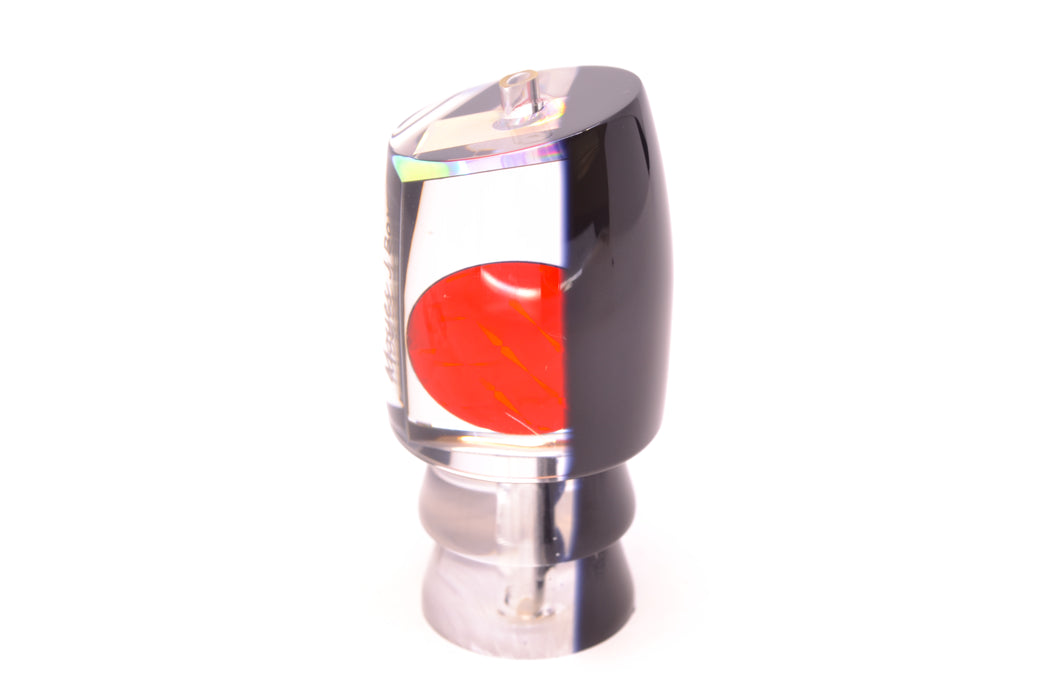 Moyes Lures Clear Mirrored Black Back Red Eyes Medium J-Boy 12" 4oz