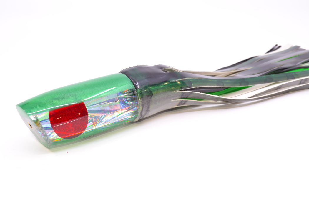 Koya Lures Silver Rainbow Starburst Green Back JP Noname 12" 7.5oz FT Vinyl Green Drip GZE