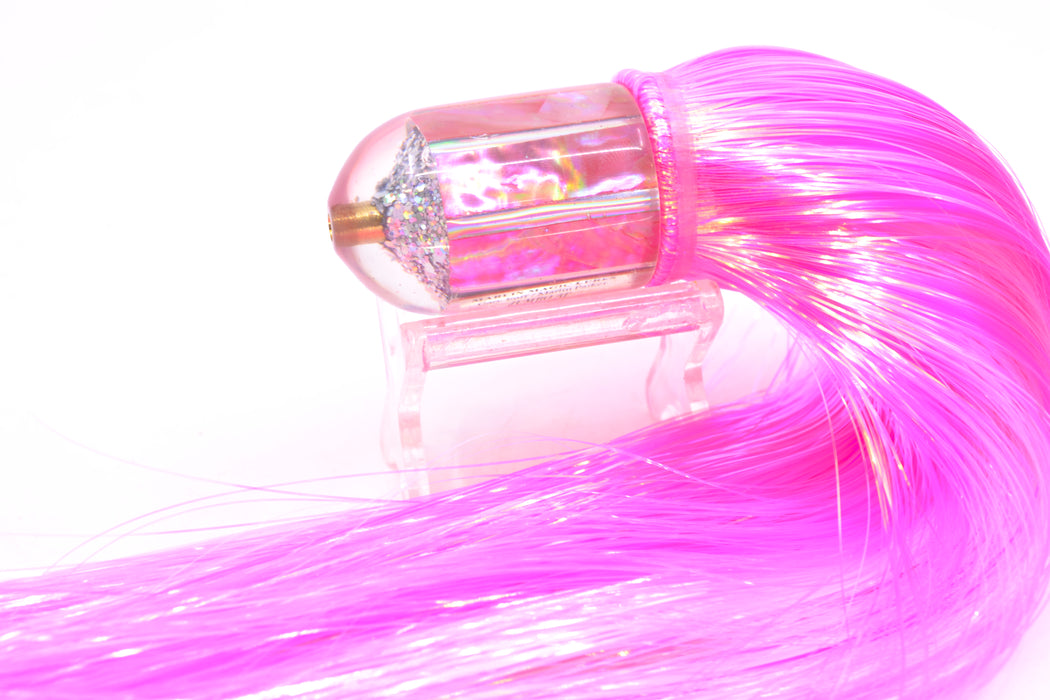 Marlin Magic Lures Pink Awabi Jumbo AP Bullet 9" 6oz Strobez Pink/White GZE