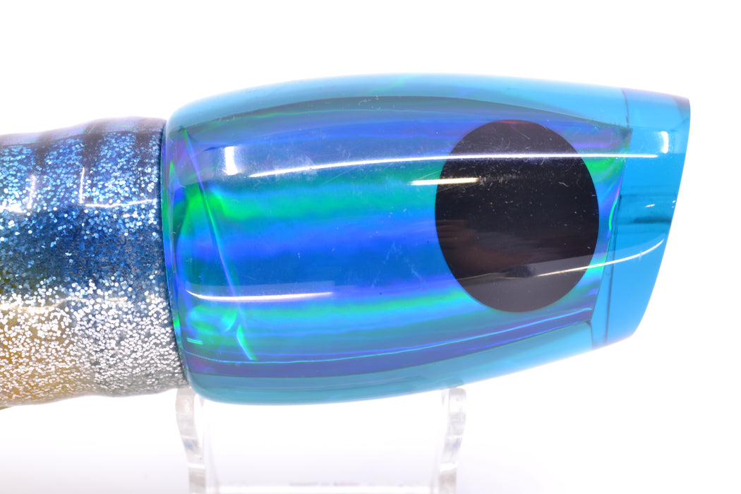 Kraken Lures Blue Rainbow Red Eyes Worldcup 14" 11oz Skirted Pre-Owned GZE