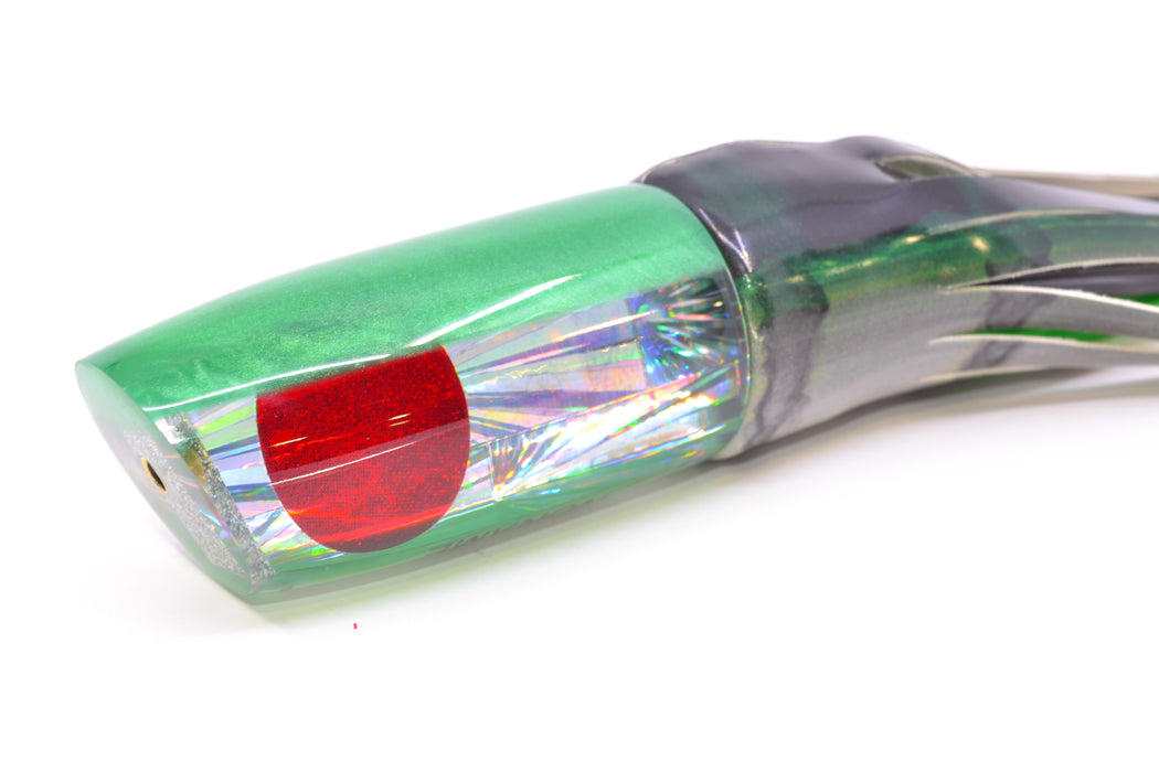 Koya Lures Silver Rainbow Starburst Green Back JP Noname 12" 7.5oz FT Vinyl Green Drip GZE