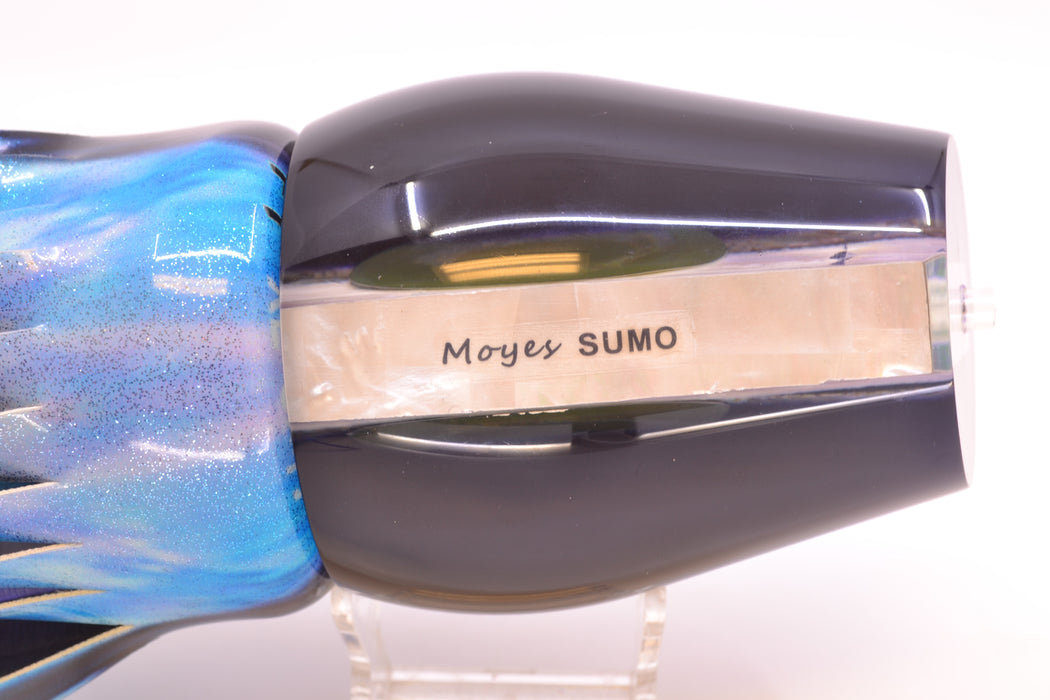 Moyes Lures Skipjack Paua-MOP Black-Purple Back Sumo Teaser 26.3oz FT Vinyl Skipjack